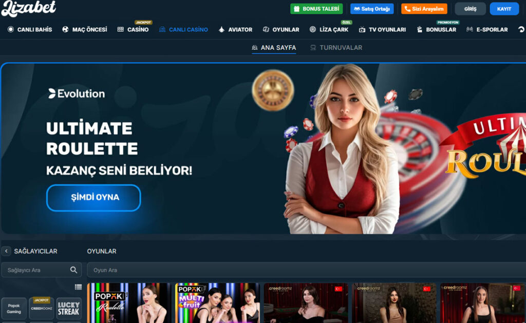 lizabet üye girişi ve üye ol